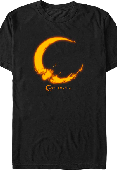 Flaming Logo Castlevania T-Shirt