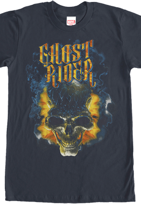 Flaming Skull Ghost Rider T-Shirt