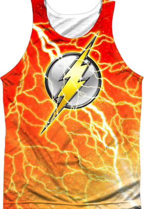 Flash Lightning Logo DC Comics Tank Top