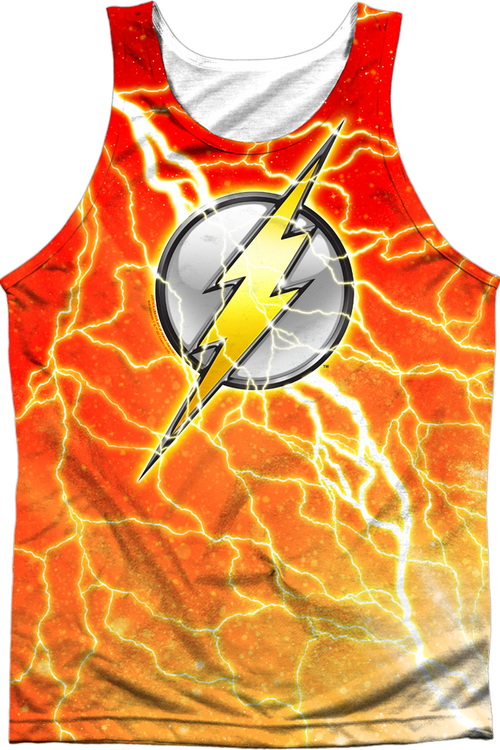 Flash Lightning Logo DC Comics Tank Topmain product image