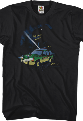 Flashlight Jurassic Park T-Shirt