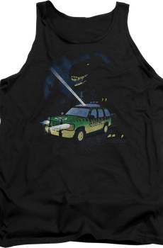 Flashlight Jurassic Park Tank Top