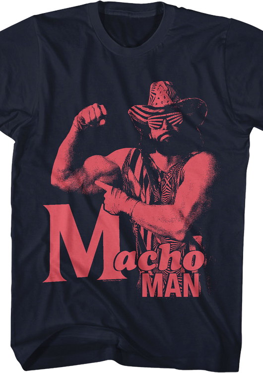 Flex & Point Macho Man Randy Savage T-Shirt - main product image