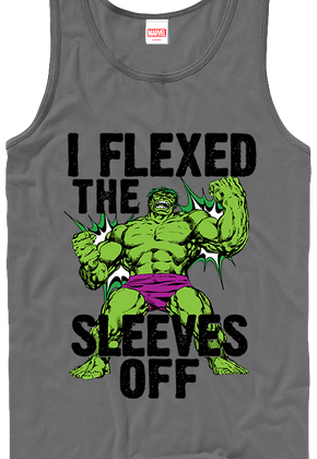 Flexed the Sleeves Off Incredible Hulk Tank Top