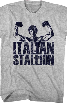 Flexing Italian Stallion Rocky T-Shirt