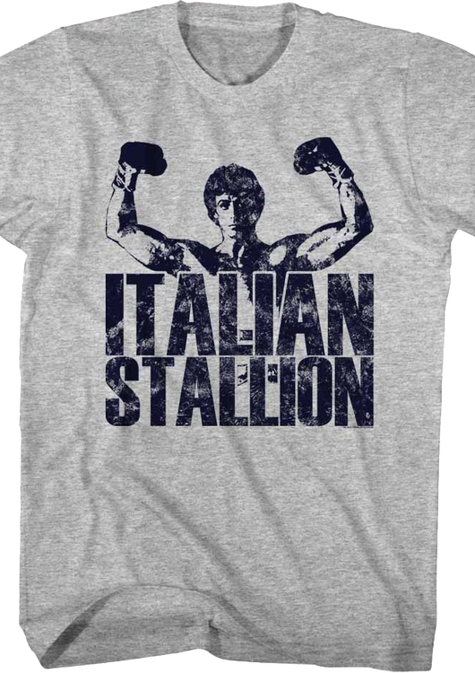 Flexing Italian Stallion Rocky T-Shirt - main product image