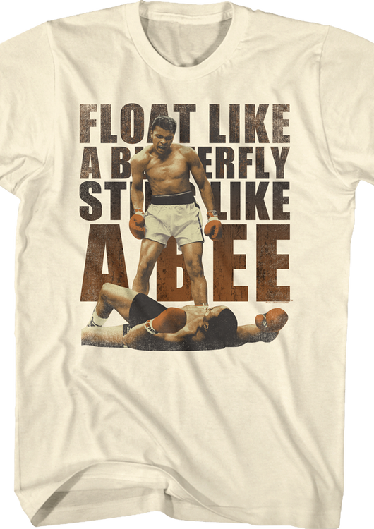 Float Like A Butterfly Sting Like A Bee Muhammad Ali T-Shirt - main product image