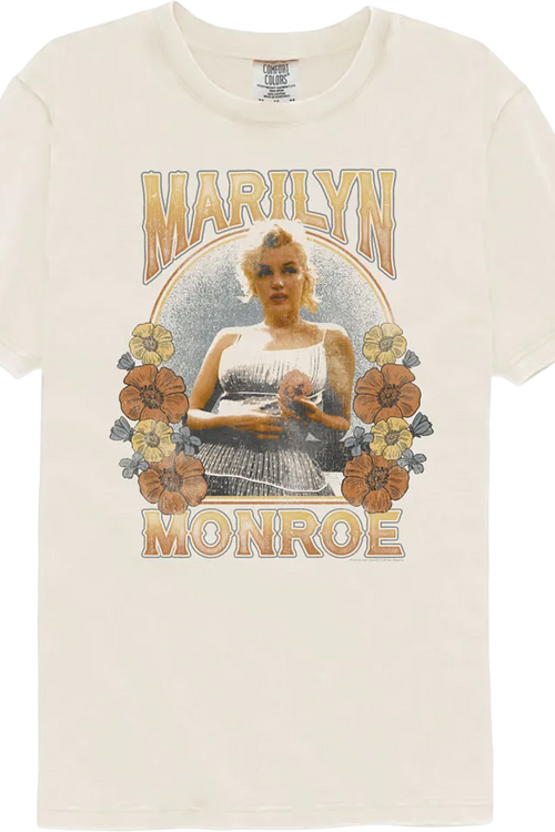 Floral Arch Marilyn Monroe Comfort Colors Brand T-Shirtmain product image