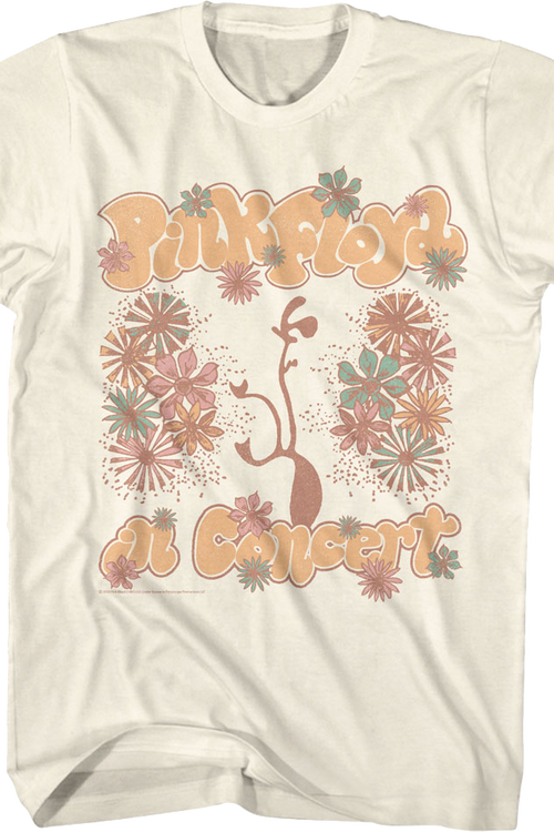 Floral Concert Pink Floyd T-Shirtmain product image