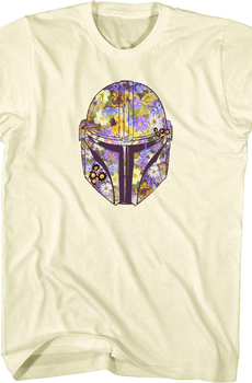 Floral Helmet Mandalorian Star Wars T-Shirt
