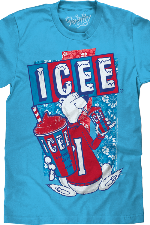Floral Polar Bear ICEE T-Shirtmain product image