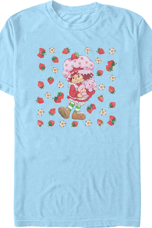 Flower Field Strawberry Shortcake T-Shirt - main product image