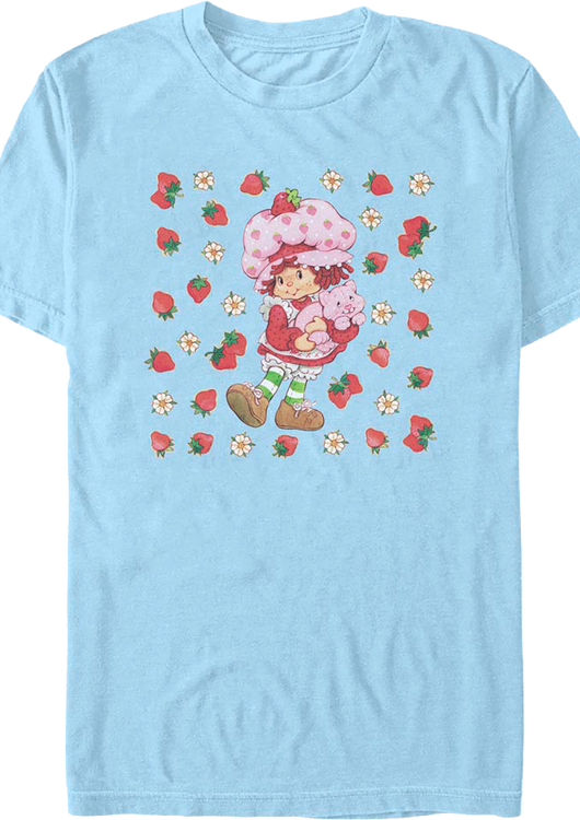 Flower Field Strawberry Shortcake T-Shirt - main product image