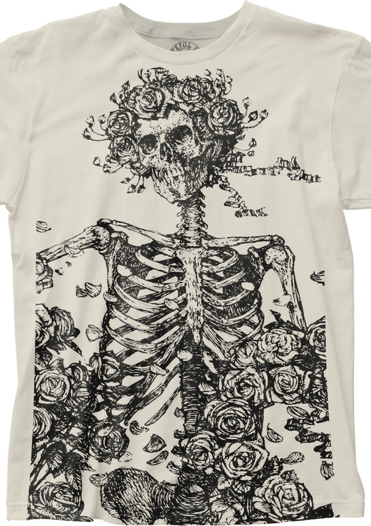 Impact Flower Skeleton Grateful Dead T-Shirt - main product image