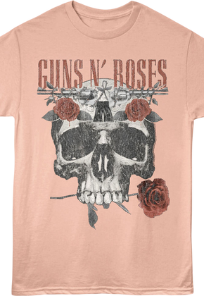 Flower Skull Guns N' Roses T-Shirt