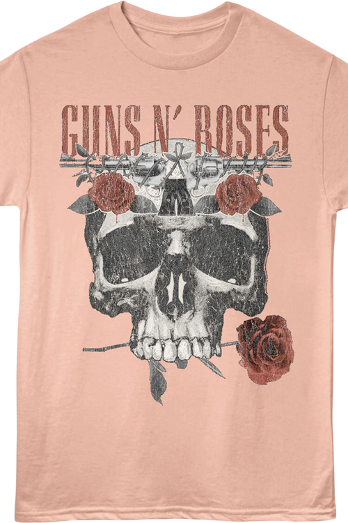 Flower Skull Guns N' Roses T-Shirt - main product image