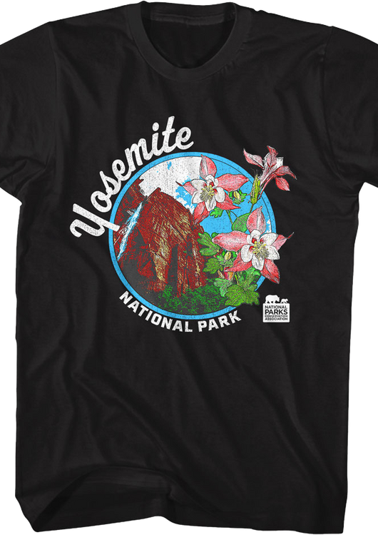 Flowers Yosemite National Park T-Shirt - main product image
