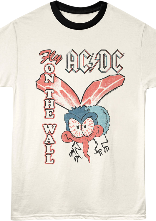 Fly On The Wall ACDC Ringer Shirt - main product image