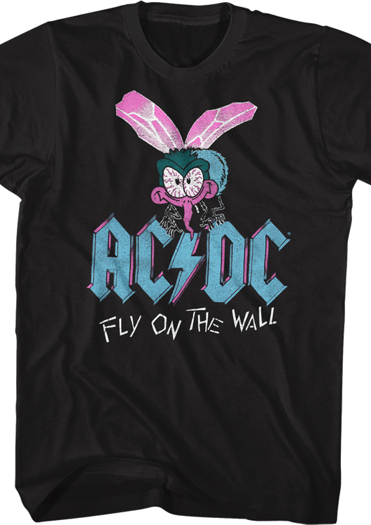 Fly On The Wall European Tour 1986 ACDC Shirt - main product image