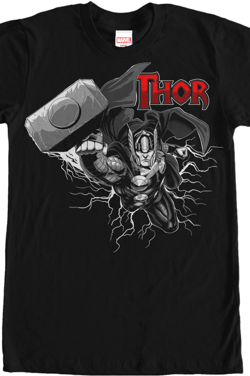 Flying God of Thunder Thor Shirtmain product image