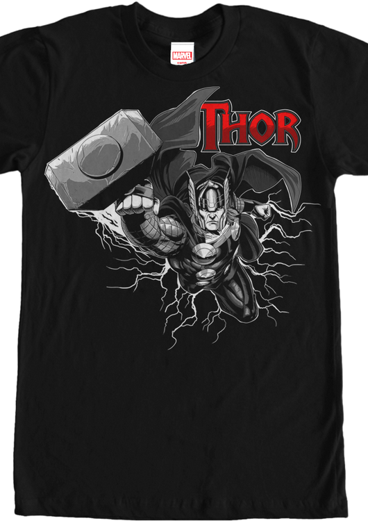 Flying God of Thunder Thor Shirt - main product image