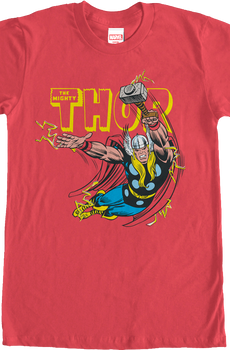 Flying God of Thunder Thor T-Shirt