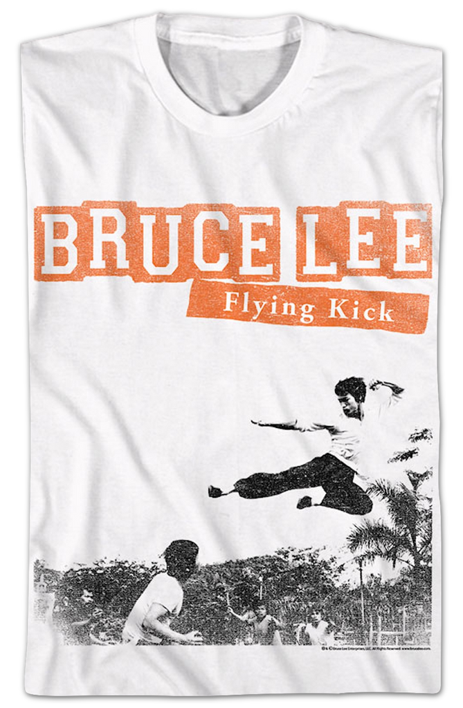 T-shirt Bruce Lee - Noir, Manches Courtes - Taille SM à 2XL - Unisexe - Marque Buy Cool Shirts