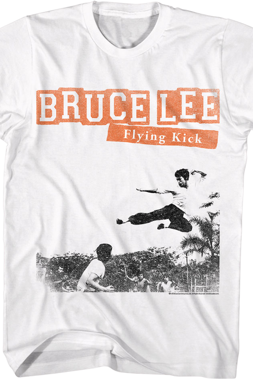 Flying Kick Bruce Lee T-Shirtmain product image