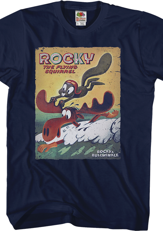 Flying Squirrel Rocky and Bullwinkle T-Shirt - main product image