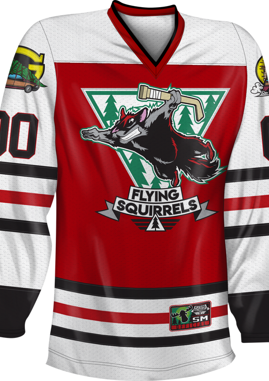 Flying Squirrels Christmas Vacation Hockey Jersey - main product image