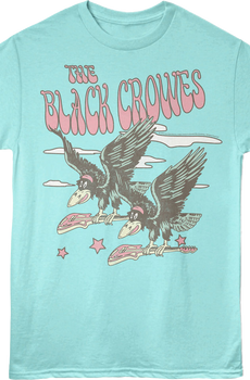 Flying With Guitars Black Crowes T-Shirt