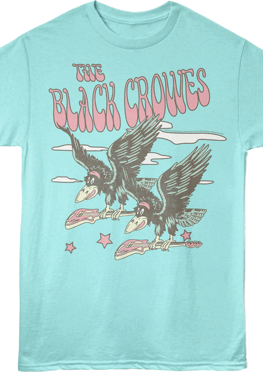 Flying With Guitars Black Crowes T-Shirt - main product image