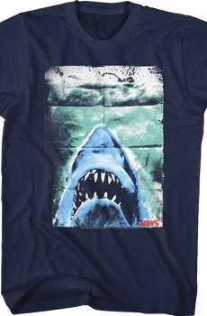 Folded Poster Jaws T-Shirt