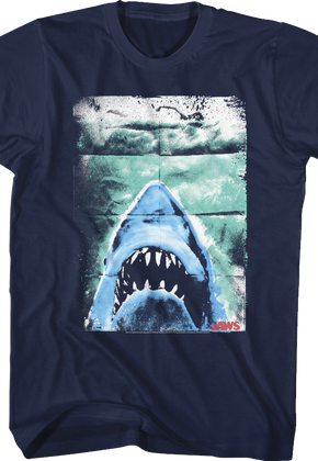 Folded Poster Jaws T-Shirt