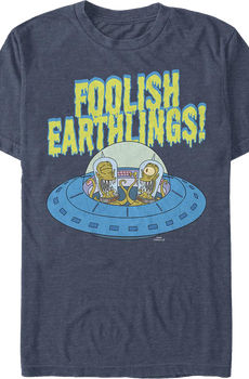 Foolish Earthlings Simpsons T-Shirt