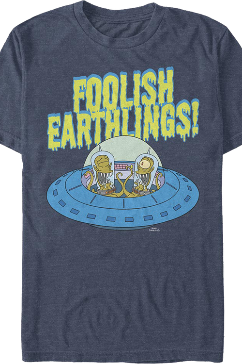 Foolish Earthlings Simpsons T-Shirtmain product image