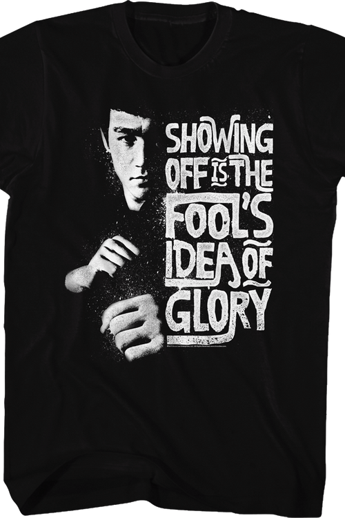 Fools Idea Of Glory Bruce Lee Shirtmain product image