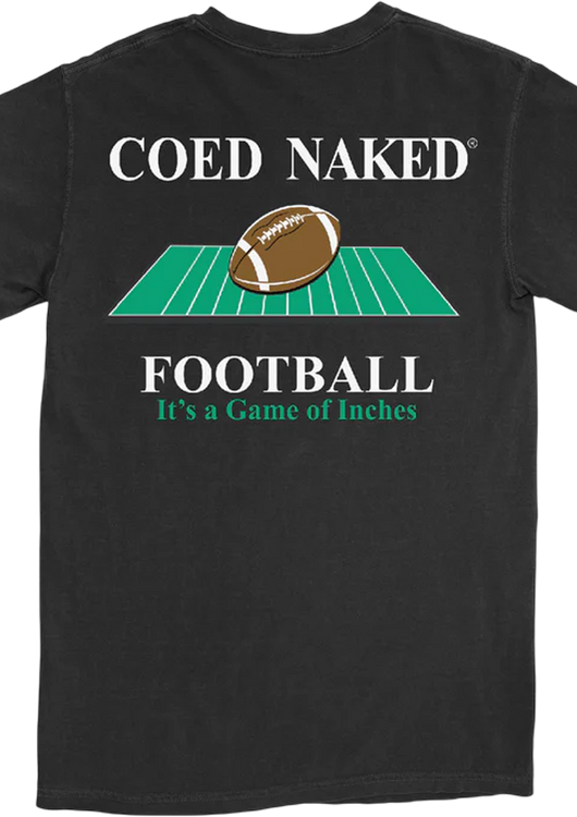 Football Coed Naked T-Shirt - main product image