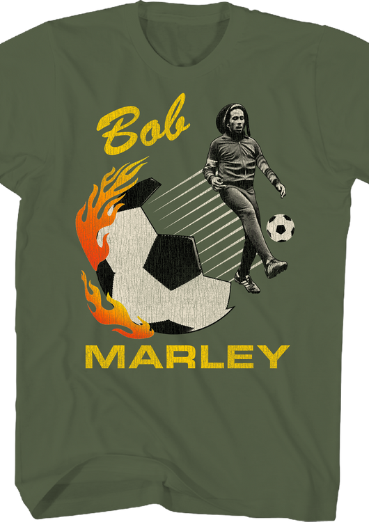 Soccer Photo Bob Marley T-Shirt - main product image