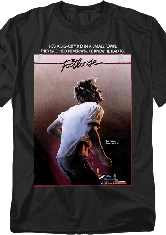 Footloose Poster T-Shirt - main product image