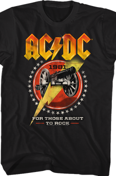 For Those About To Rock 1981 ACDC Shirt