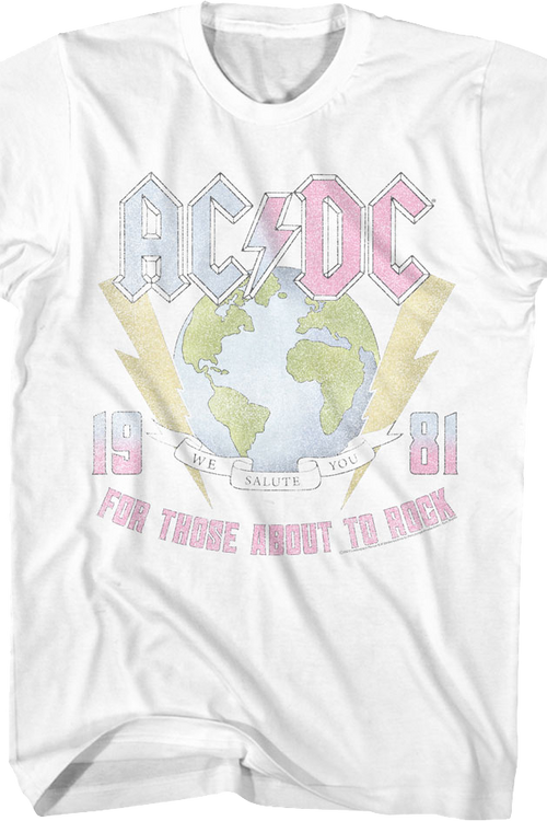 For Those About To Rock 1981 ACDC T-Shirtmain product image