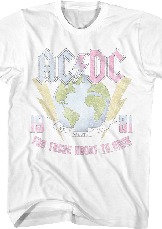 For Those About To Rock 1981 ACDC T-Shirt - main product image