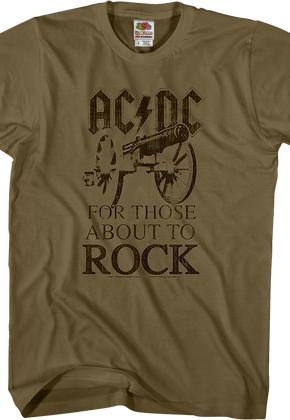 For Those About To Rock ACDC Shirt