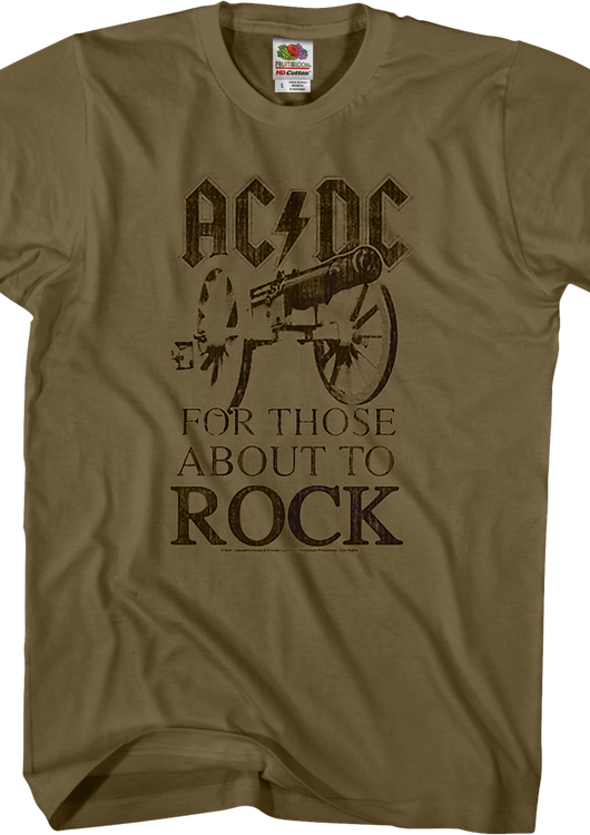 For Those About To Rock ACDC Shirt - main product image