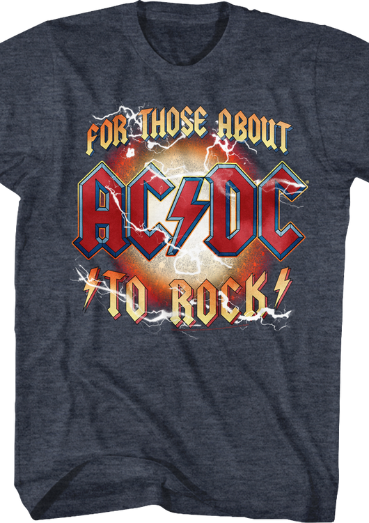 For Those About To Rock ACDC T-Shirt - main product image
