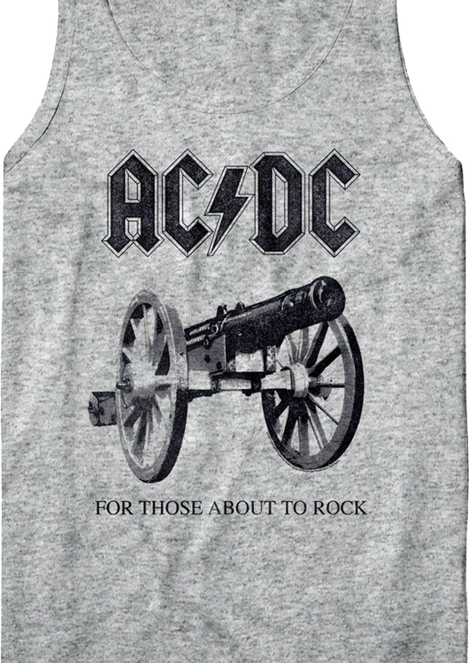 For Those About To Rock ACDC Tank Top - main product image