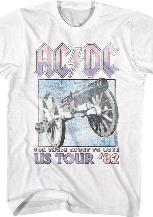 For Those About To Rock US Tour '82 ACDC Shirt - main product image