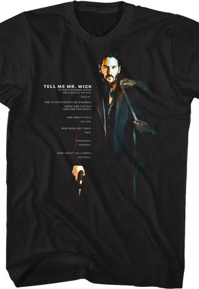 Formal Event Or Social Affair John Wick T-Shirt