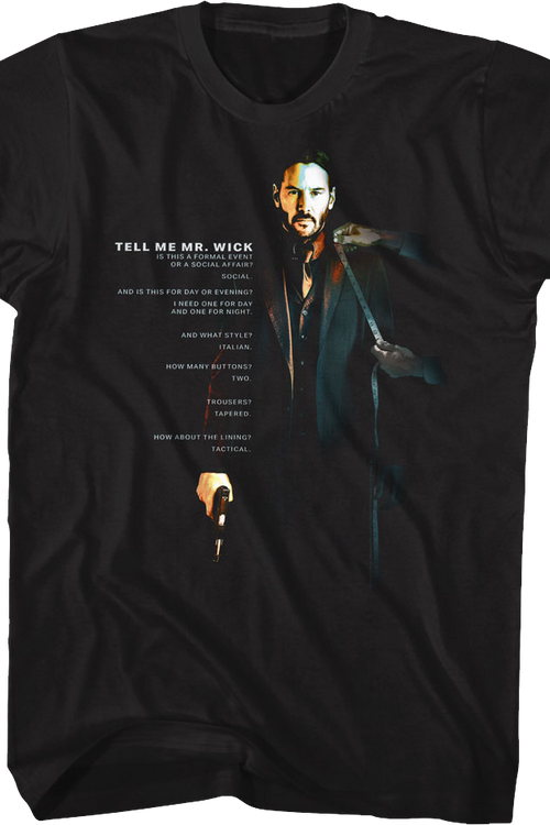 Formal Event Or Social Affair John Wick T-Shirtmain product image